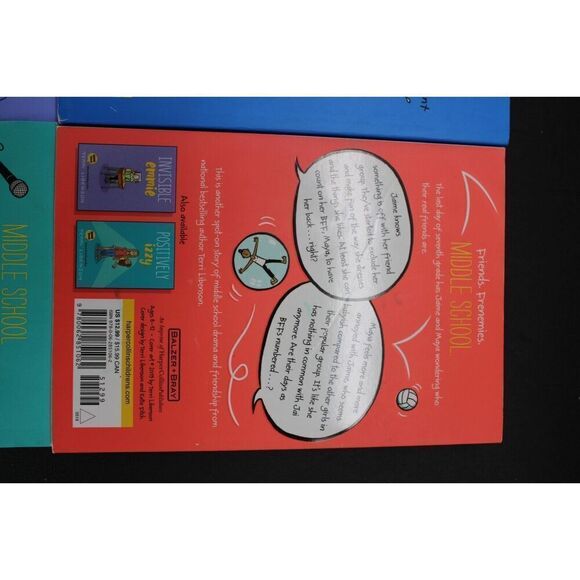 Terri Libenson Lot Of 4 Books Positive Izzy Invisible Emmie Just Jaime Becoming - Picture 7 of 13